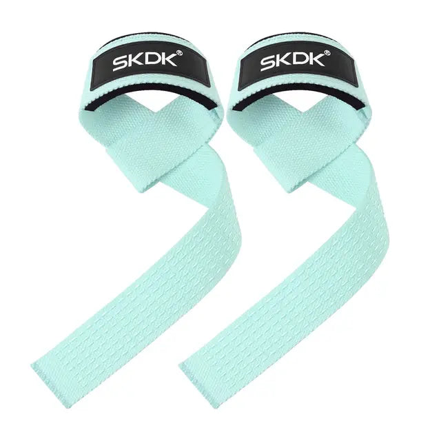 Weightlifting Straps Anti-Slip Silicone Lifting Wrist Straps Strength Training Deadlifts Crossfit Hand Grips Wrist Support