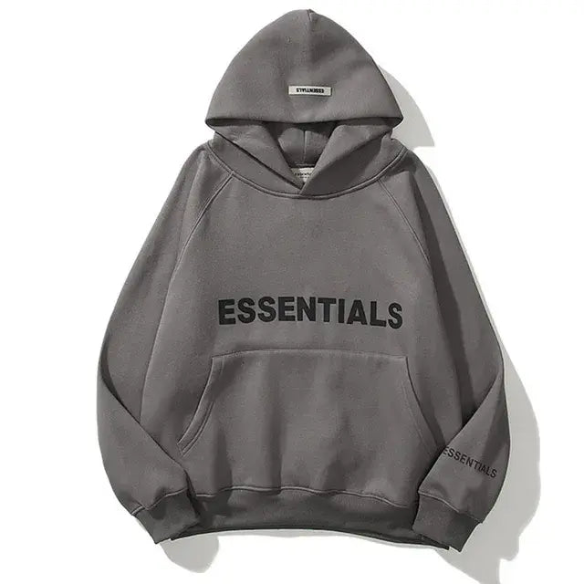 ESSENTIALS Print Hoodie Sweatshirts Autumn Men Women Hoodies Fleece Hoodie Fashion Hip Hop Streetsweat Sportswear Sports Tops