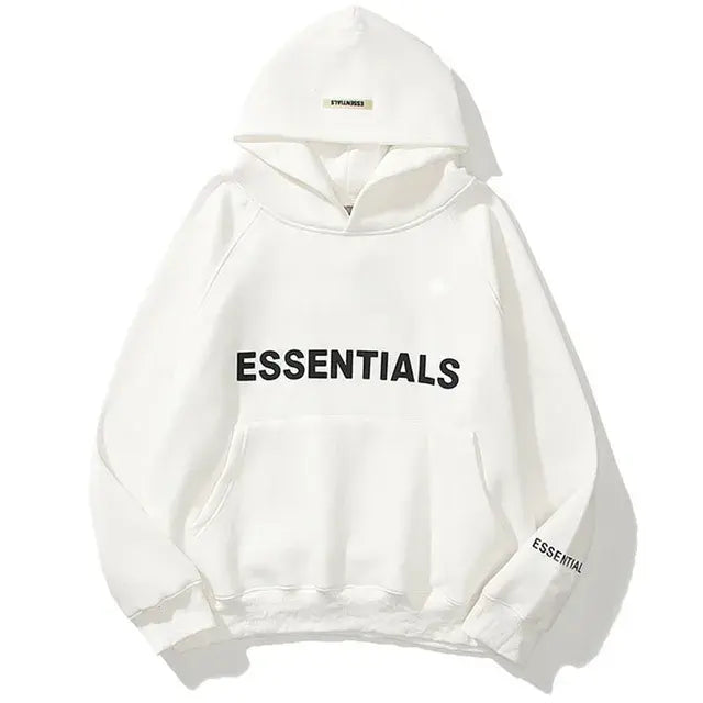 ESSENTIALS Print Hoodie Sweatshirts Autumn Men Women Hoodies Fleece Hoodie Fashion Hip Hop Streetsweat Sportswear Sports Tops