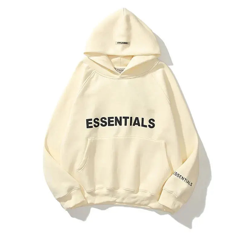 ESSENTIALS Print Hoodie Sweatshirts Autumn Men Women Hoodies Fleece Hoodie Fashion Hip Hop Streetsweat Sportswear Sports Tops