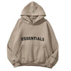 ESSENTIALS Print Hoodie Sweatshirts Autumn Men Women Hoodies Fleece Hoodie Fashion Hip Hop Streetsweat Sportswear Sports Tops